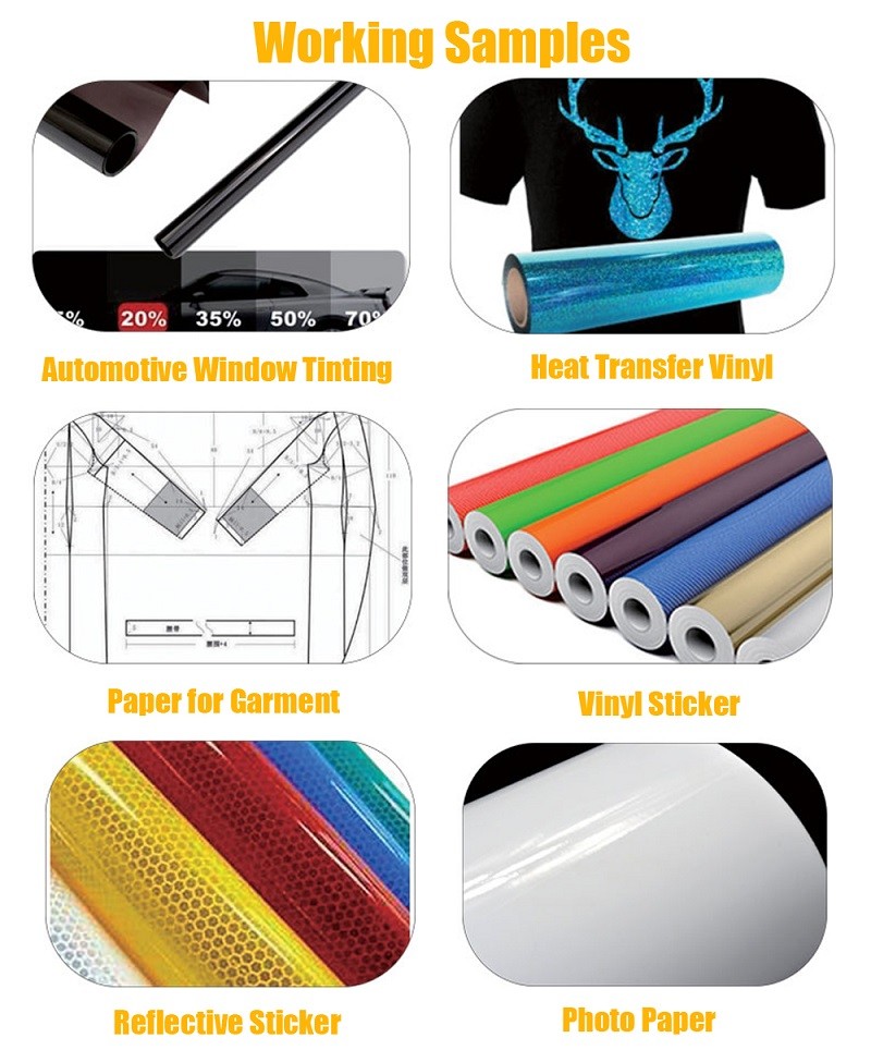 Low Noise Servo Cutting Plotter Stable Performance Long Work Life