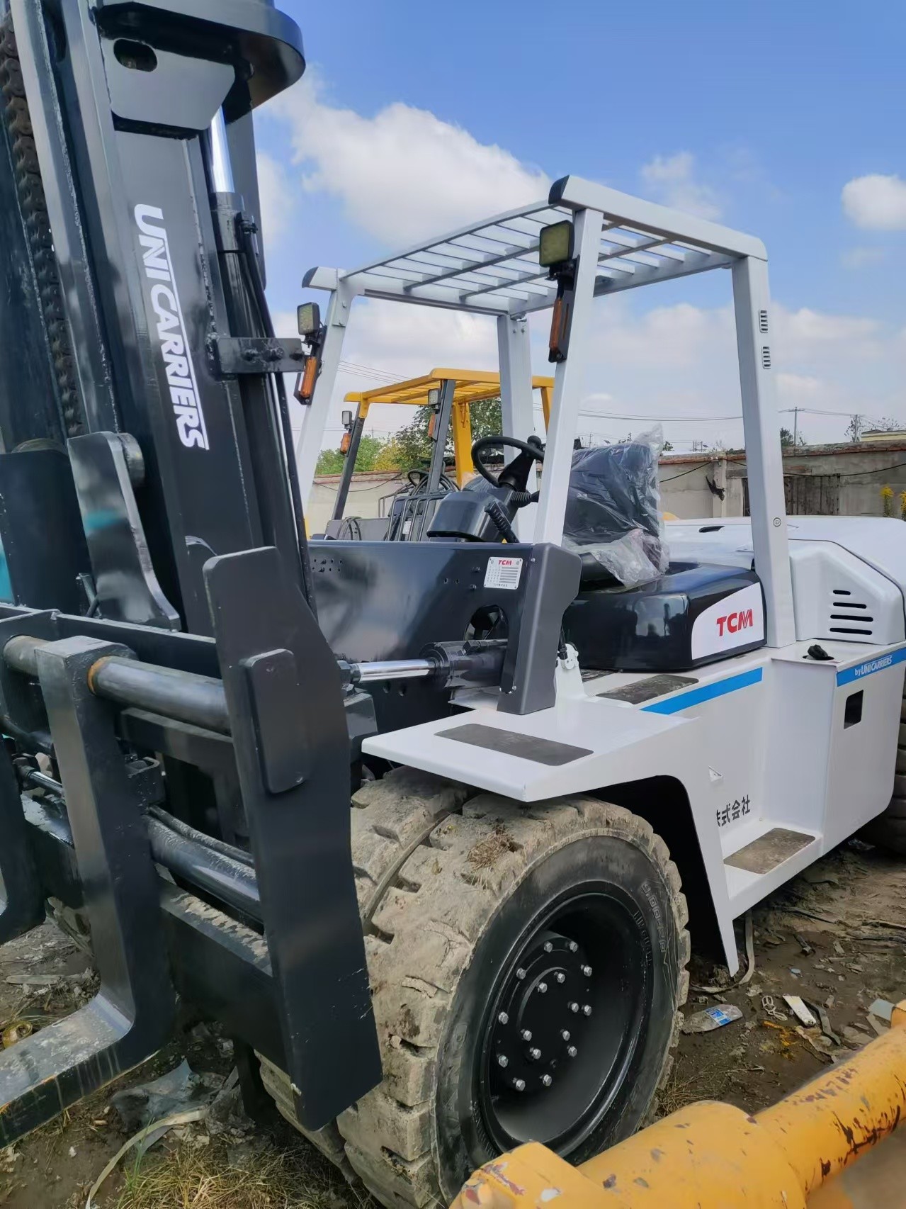 Used 10 Ton Forklift Original Japan TCM FD 100 in Good Condition Low Cost Low Fuel Low Price