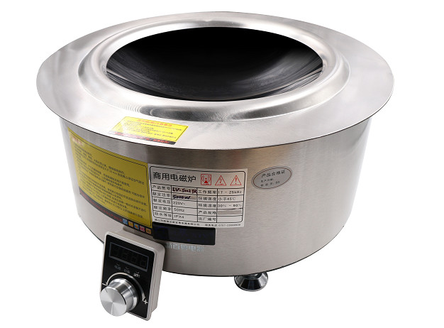 LED Display Temperature Control 5000 Watt 220V Stainless Induction Cooktop