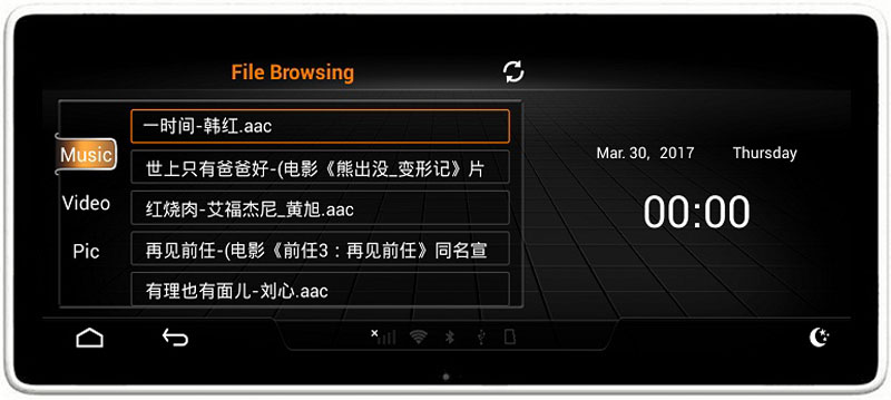 Ouchuangbo car radio stereo BT android 4.4 for Audi A3 Q3 2013-2018 with gps navi AUX USB 32 GB