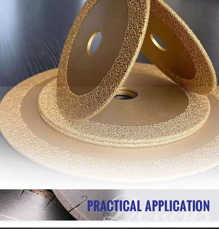 Good Sharpness Diamond Cutting Disc for Stone Cutting Segmented Vacuum Diamond Saw Blade