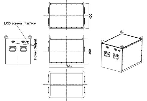 Industrial Forklift Batteries 48V 200AH , Forklift Truck Batteries With LCD / Buzz 0
