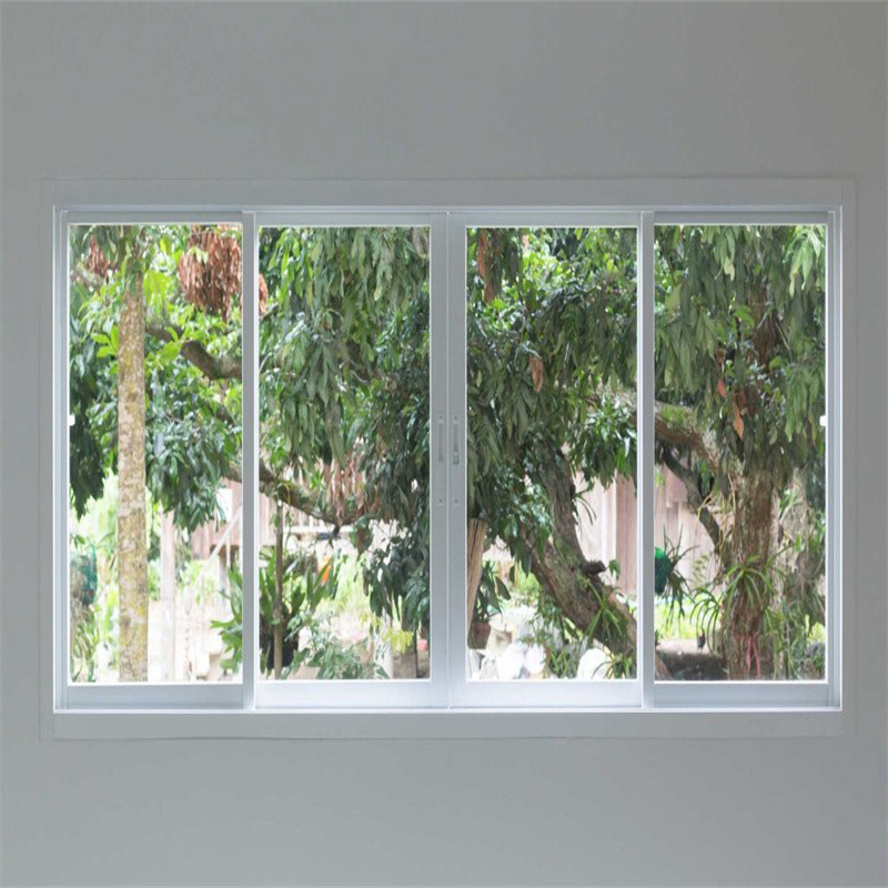 Interior Noiseless Folding Screen Aluminum Sliding Glass Windows Customized Size