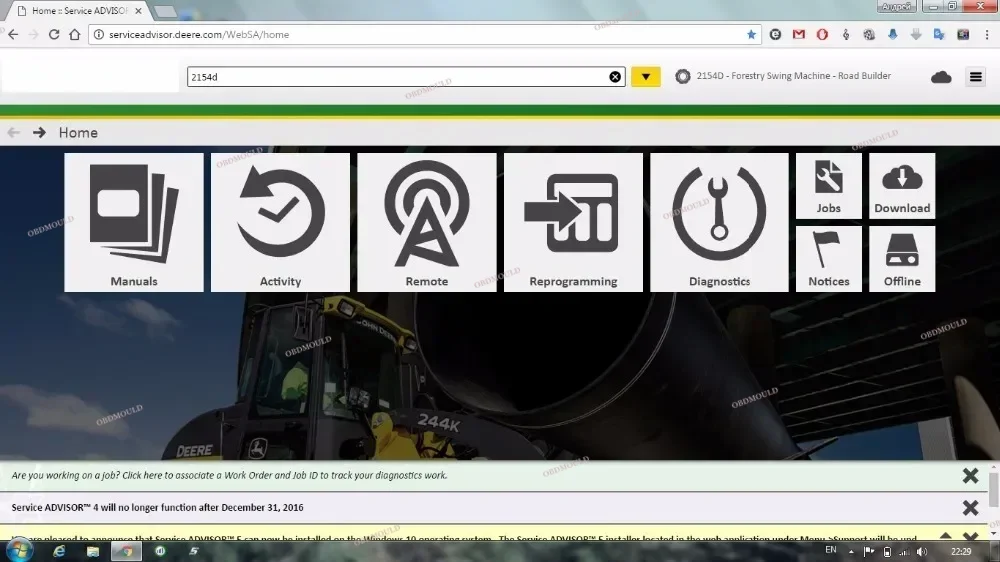 V5.3 EDL V2 For John Deer JD Service Advisor Electronic Data Link Truck Diagnostic Tool
