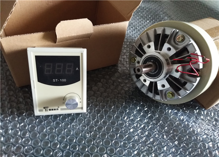 Single Shaft Magnetic Powder Brake 100NM 10KG Durability With 2A Max Current For Face Mask Machine