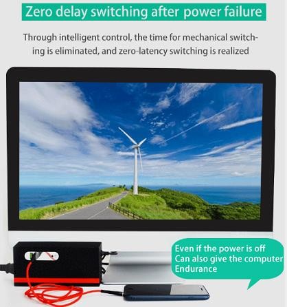 19 Inch I3 Borderless Flat Screen All In One Computer With Battery UPS