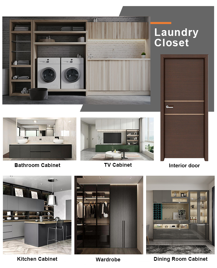 Waterproof Laundry Storage Cabinet with 3D Design 2D Shop Drawing Support from YALIG