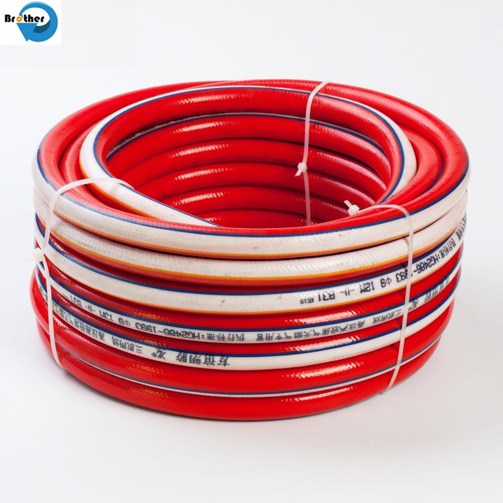 Clear Plastic Vinyl Tubing Fiber Braided Reinforced PVC Tube Pipe Hose for Water Transfer