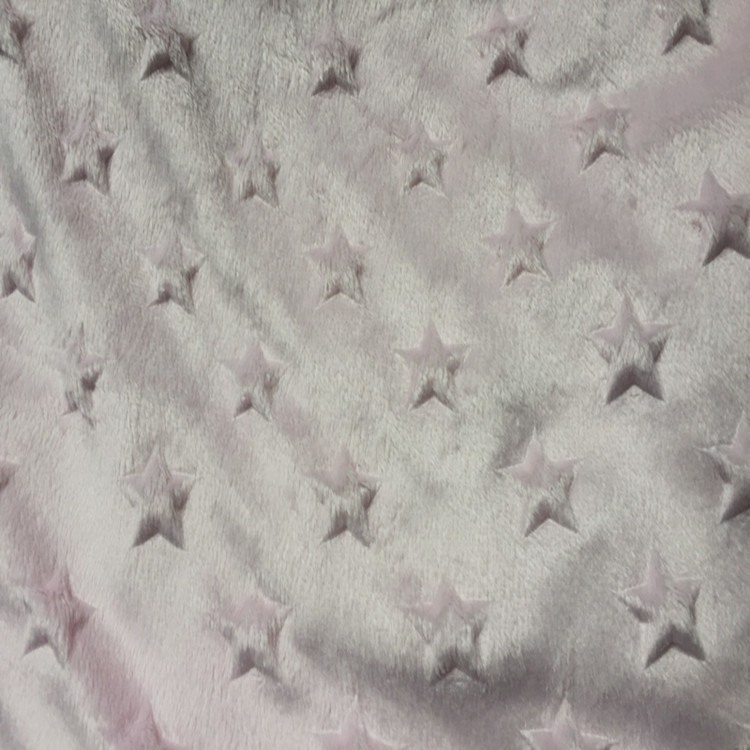 100% polyester wholesale factory velboa minky dot fabric for home textile/toy