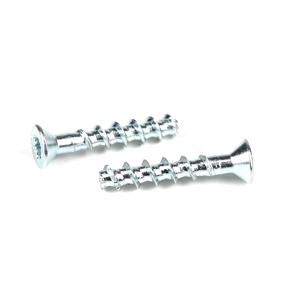 10B21 Carbon Steel M5x35mm Self Drilling Flat Head Torx Concrete Screws for Block Wall