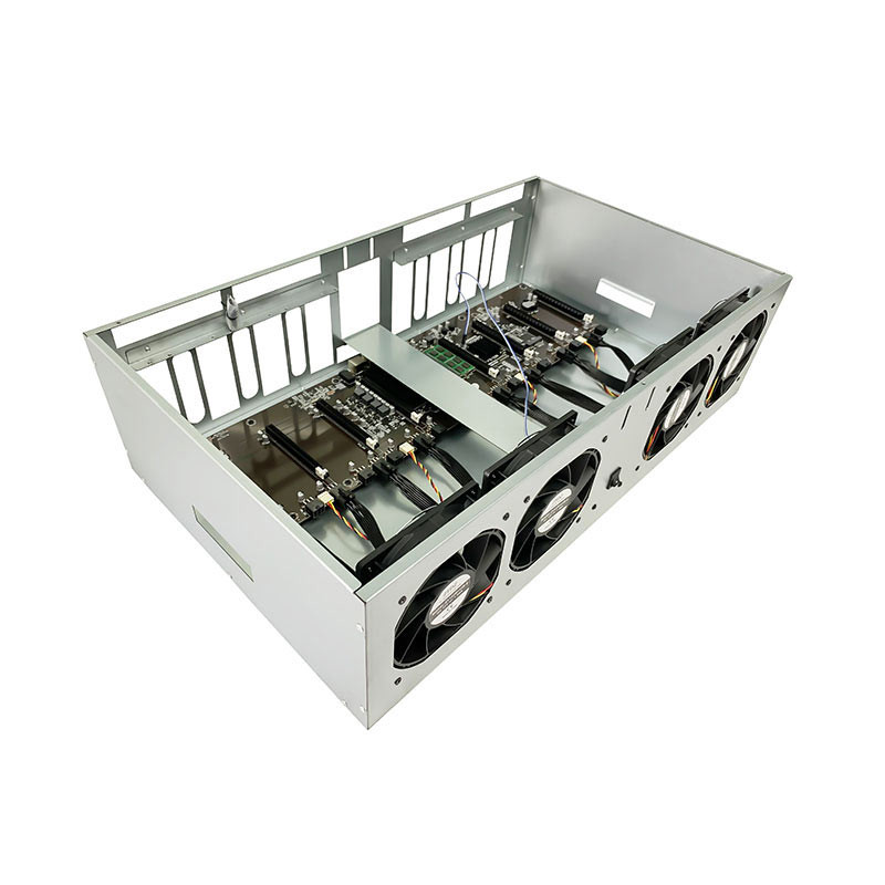 55MM Graphics 8 Gpu Mining Server Case B75 B85 Gpu Rig
