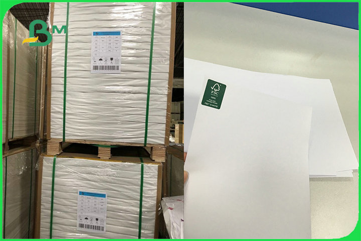 White Printable Uncoated Woodfree UWF Bond Offset Paper For Books Instructions