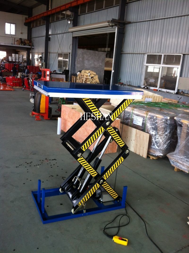 China 1000kg 2500kg 3000kg Electric Hydraulic Single Scissor Table