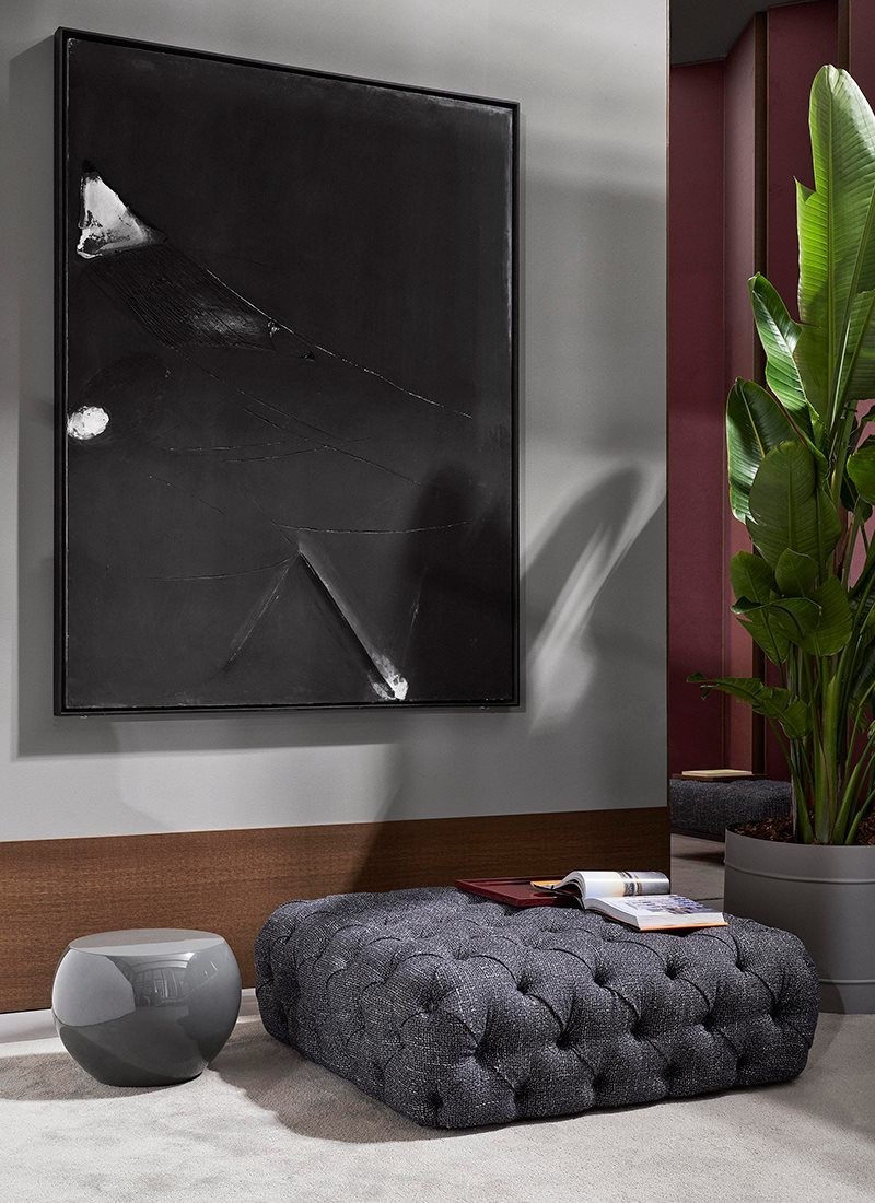 Italian Light Luxury All Pull Ins Leather Art Sofa / American Minimalist Living Room Club Hotel Velvet Sofa