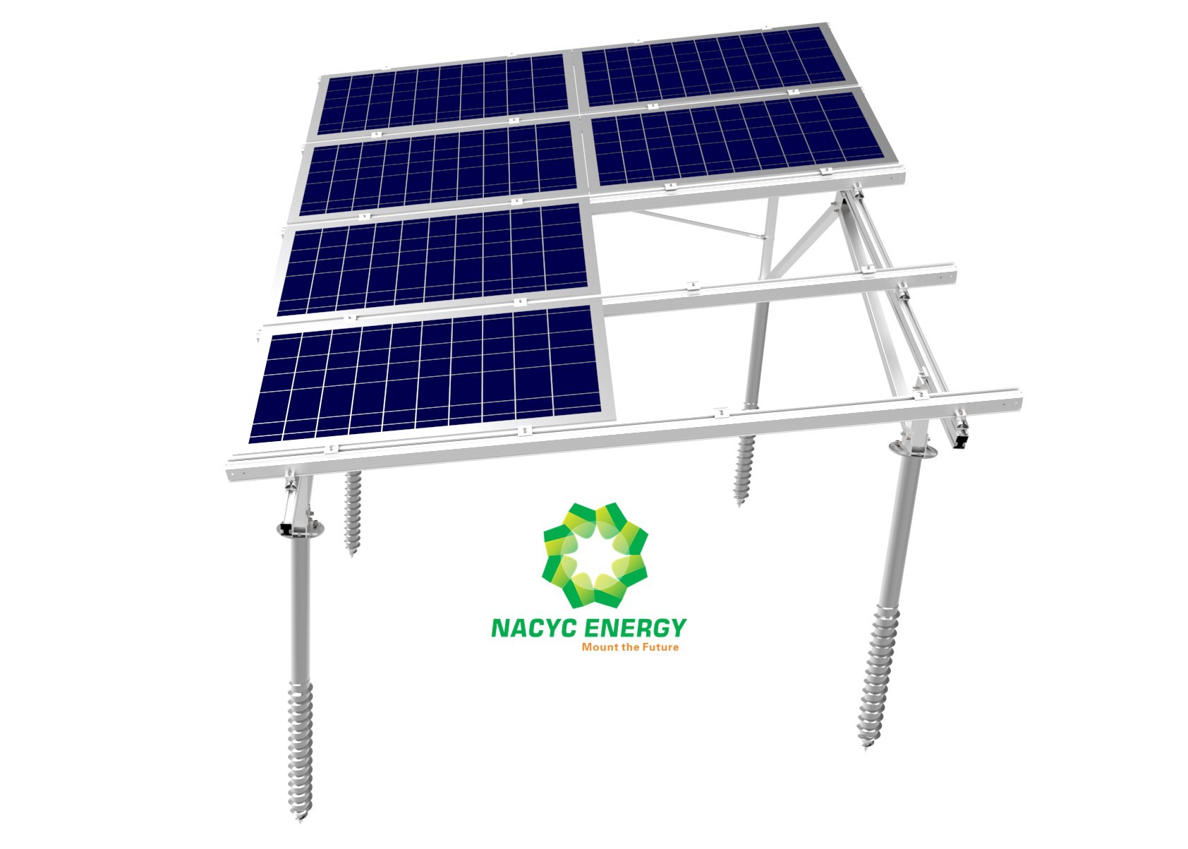 Adjustable Aluminum Solar Panel Mounting System PV Panel Mounting Structure