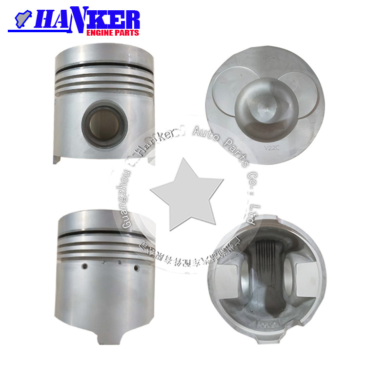 V22C Hino 13226-1162 Engine Piston Kits With Pin Clips For Right