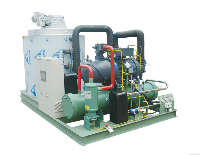 Icemedal Small 21 Kg Flake Ice Making Machine PLC Control System