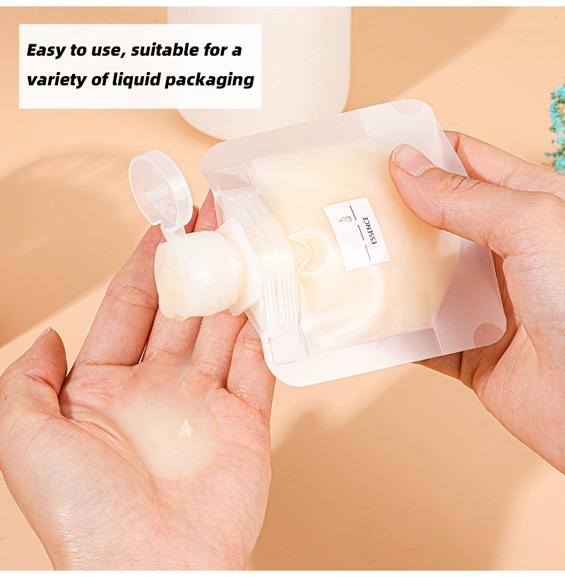 Stand Up Liquid Spout Pouch Dispensing With Convenient Versatile
