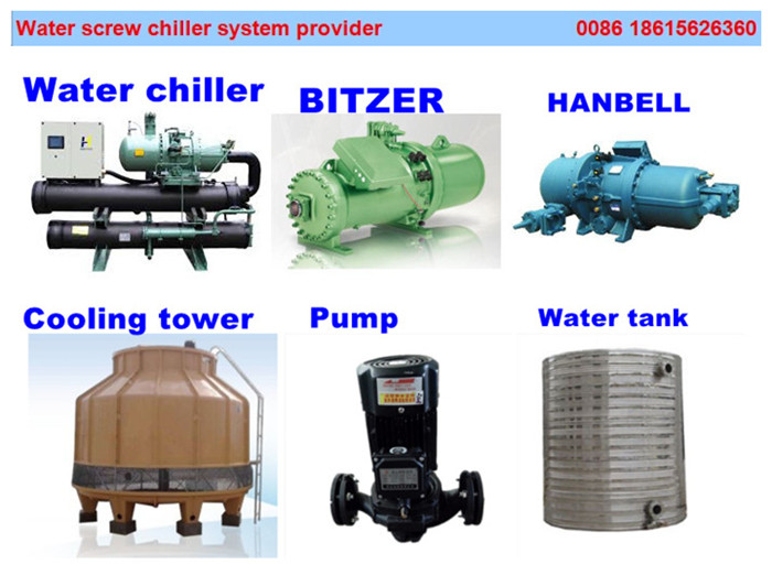60HP Industrial Screw Water Cooled Water Chiller