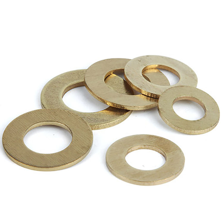 M3 - M24 Custom Flat Lock Washers DIN125 Brass Plain Washer