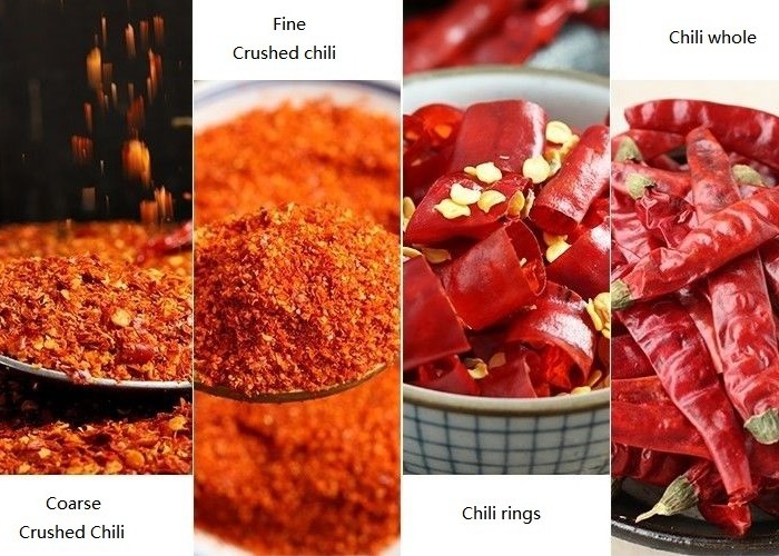HACCP Dried Paprika Peppers 16% Moisture Sweet Dehydrating Chillies