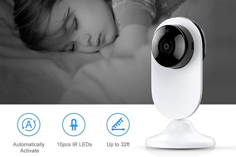 Outdoor Motion Detection Camera Night Vision Two Way Audio 1080p Full HD