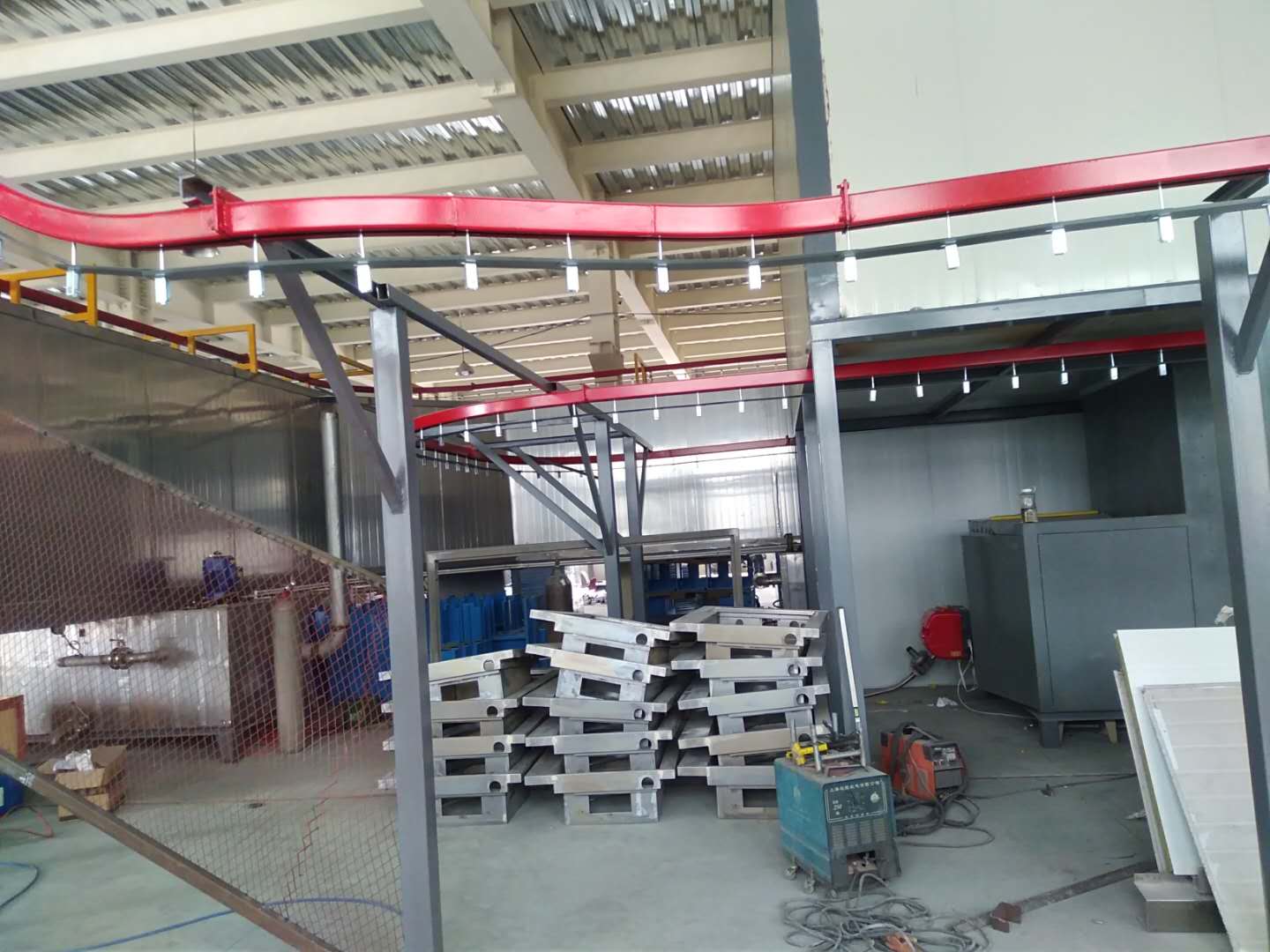 Versatile Automatic Powder Coating Line Low Maintenance Automatic Powder Coating Machine
