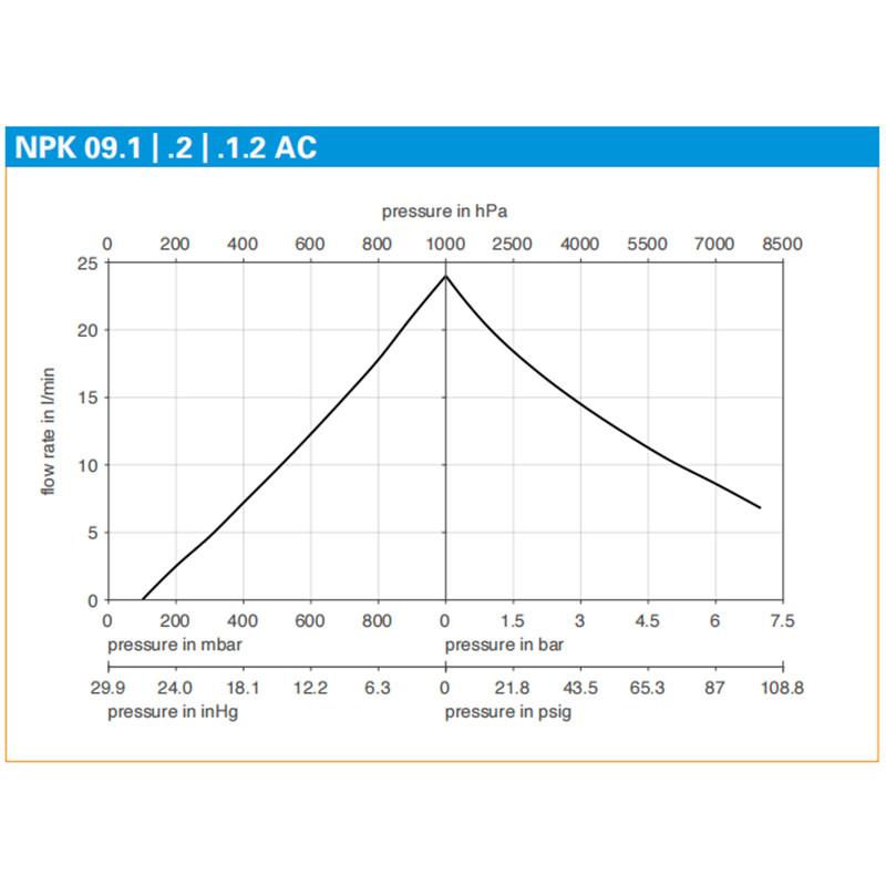Germany KNF Swing Piston Vacuum Pump NPK 09.1.2 AC/ NPK 09 AC / NPK 09 DC