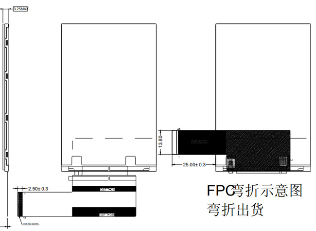 China TFT LCD Factory Supply 3.5 Inch 320x480 Pixels with Resistive Touchscreen
