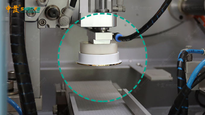 60Hz 8Kw Plastic Round Caps Automatic Hot Stamping Machine