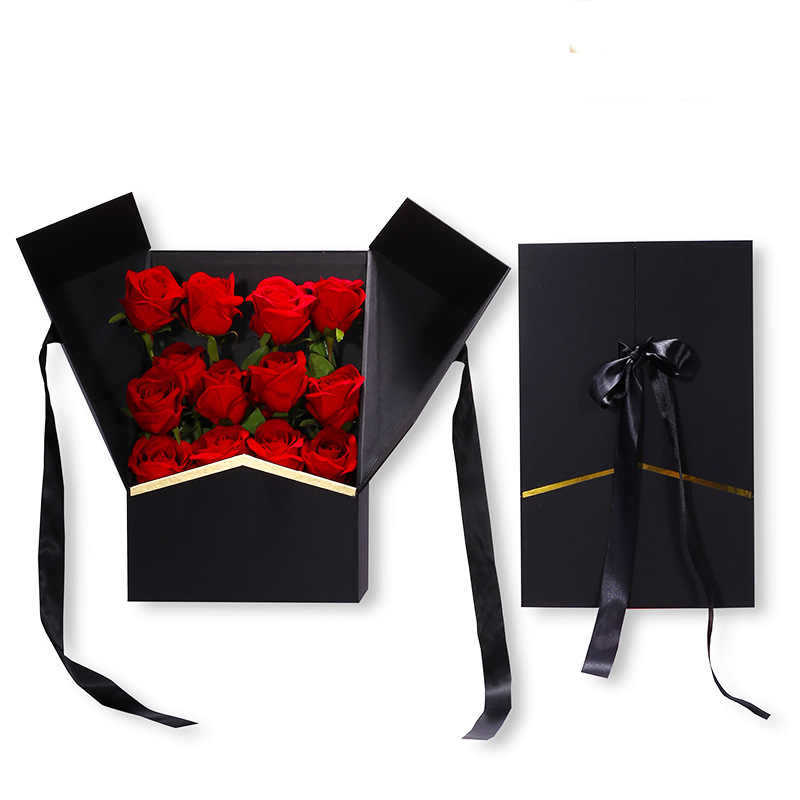 Custom Colorful Rigiding Luxury Packaging Paper Flower Gift Boxes with Your Own Logo