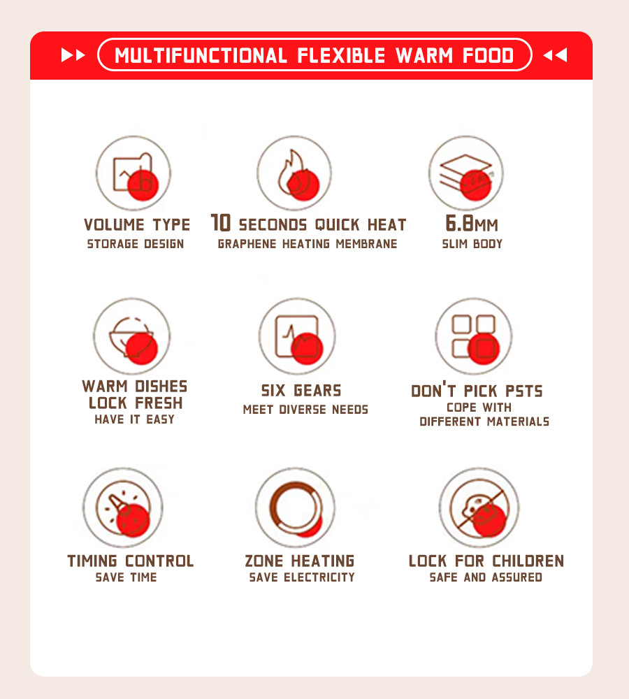 Effortless Temperature Setting Chopping Board for Perfectly Warm Dishes