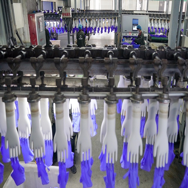 Small Nitrile Glove Manufacturing Machine Latex Surgical Glove Production Line for Rubber