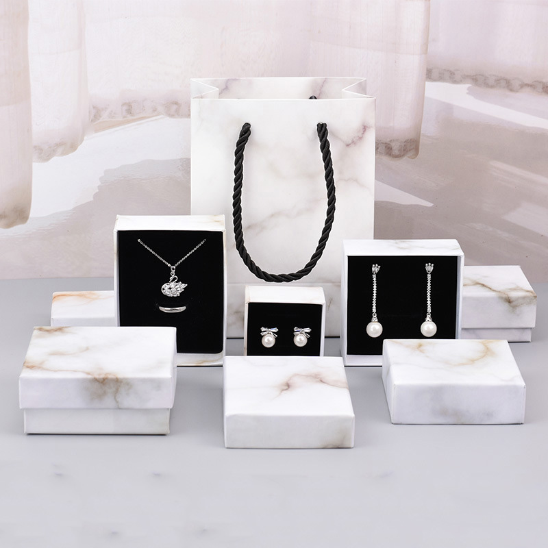 Custom Jewelry Box Packaging / Cardboard Jewelry Gift Boxes Recyclable