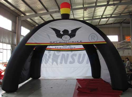 Outdoor Inflatable Event Tent , 3 - Layer PVC Inflatable Advertising Tent