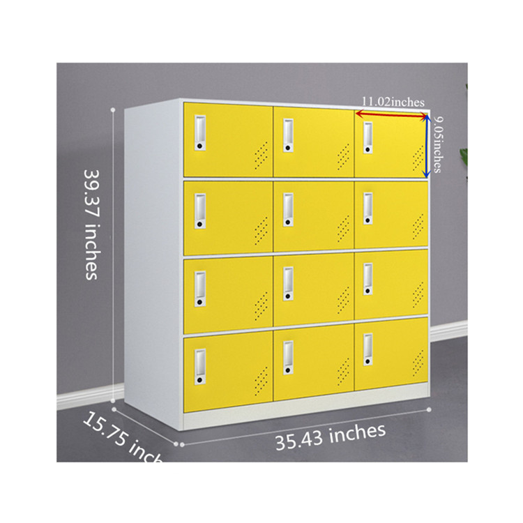 Public 0.6mm Metal Wardrobe Closet , OEM Stainless Steel Wardrobe Cabinet