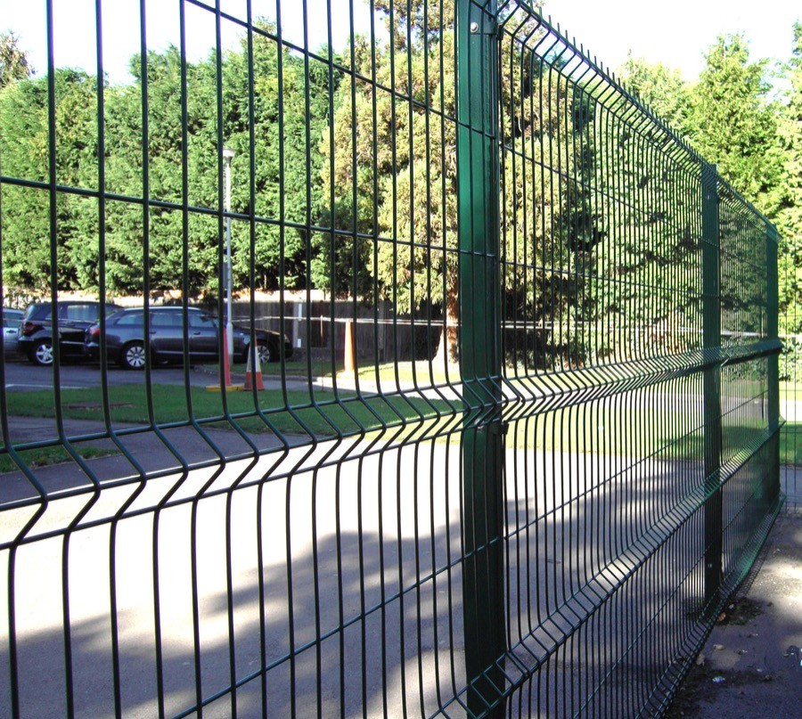 Galvanized 3D 1.83x2.43m Welded Wire Mesh Fencing For Sports Field