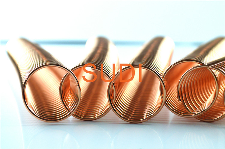 ROHS Electroplated 1-1/4 Inch Metal Spiral Binding Coils For High End Notebook