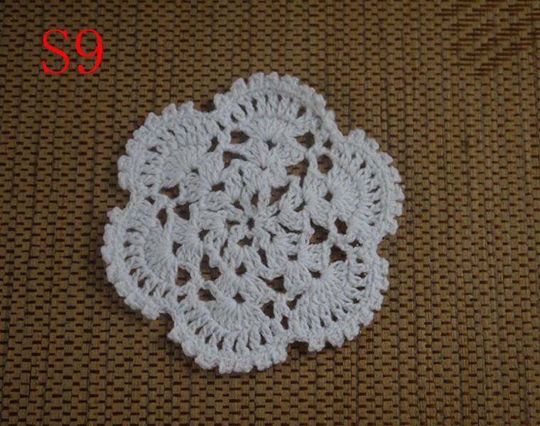 Handmade crocheted blanket handmade carpet yarn crochet decoration color block flower blanket