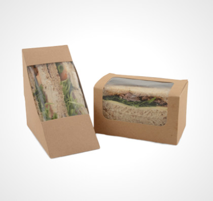 custom kraft sandwich boxes corrugated cardboard box