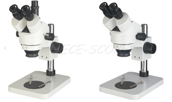 Compound Light Stereo Zoom Microscope With Optional Lighting Sector Base
