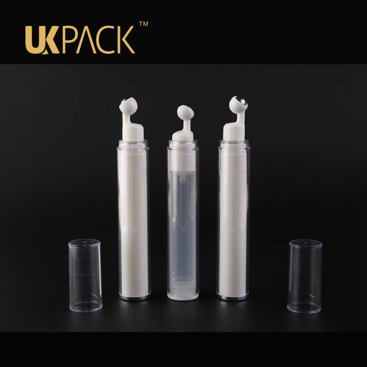 Ball bearing eye cream Stainless steel ball 7ml,10ml,competitive price airless bottle 15ml