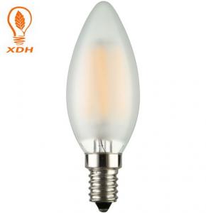 Buy cheap E14 C35 Frosted LED Edison Bulb 220V , Decoration 4W Filament LED Candle Bulb product
