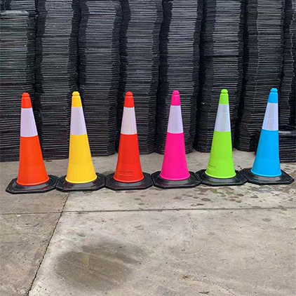 High Visibility Orange PVC Road Traffic Cone For Road Safety Precautions
