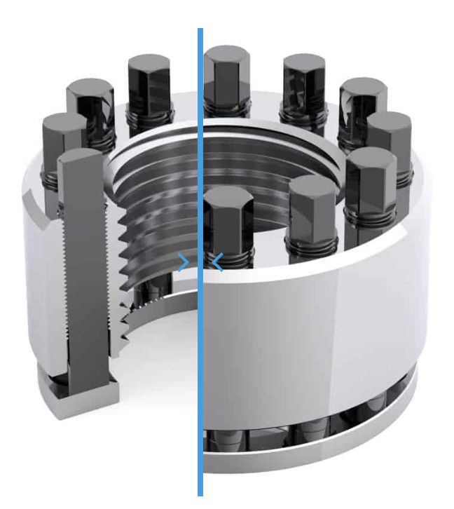 Forging Unit Super Nuts FOR Open Die Press Forging