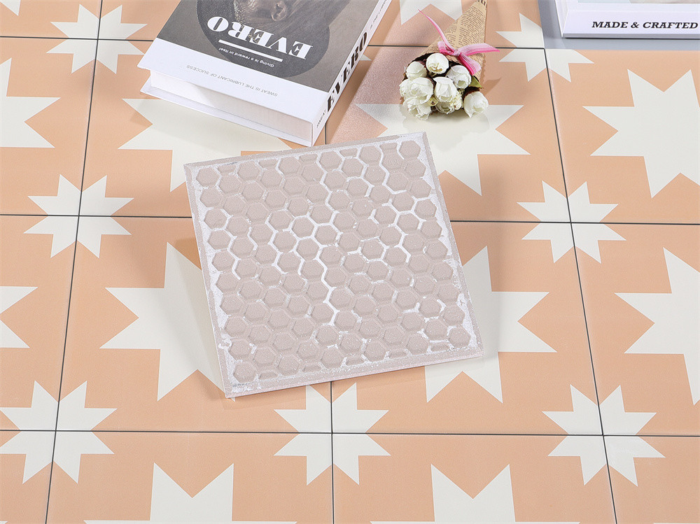 Beige And Yellow Tiles 200x200mm For Balcony And Durable Ceramic Rustic Tiles For Kitchen Background