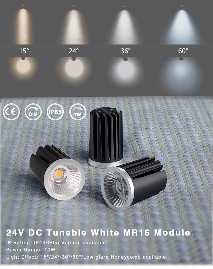 DC 24V Input Downlight Module Tunable White Smart Control MR16 Module