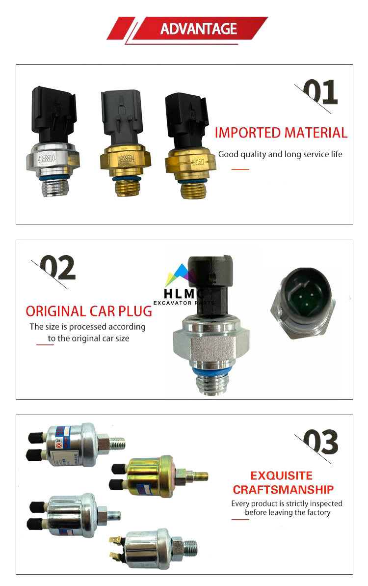 4921517 4921477 4921493 PC400-7 M11/QSM/ISM Engine Oil Pressure Sensor