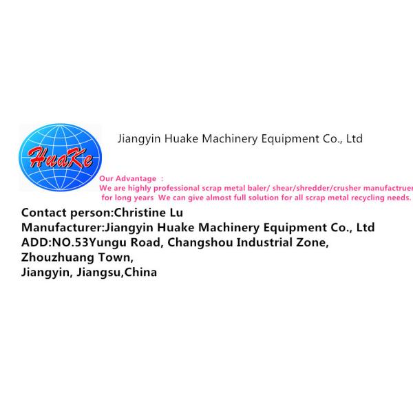 Hydraulic Heavy Duty Gantry Shear , Scrap Metal Cutting Machine