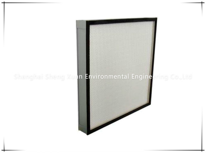 Low Wind Resistance F8 HEPA Pleated Filter PU Glue